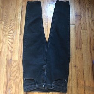 BDG High Rise Cropped Black Jeans